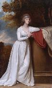 George Romney Barbara, Marchioness of Donegal, third wife to Arthur Chichester, 1st Marquess of Donegall oil painting on canvas